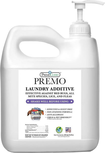 Premo Guard Bed Bug, Mite & Lice Laundry Detergent Additive 64 oz – Child & Pet by PremoGuard