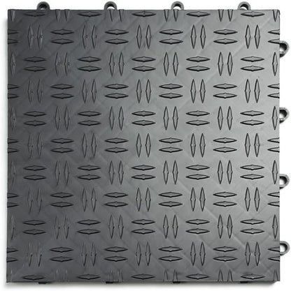 GarageTrac Diamond, Durable Interlocking Modular Garage Flooring Tile by BigFloors