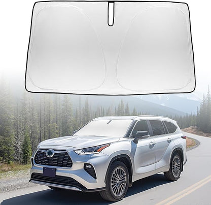 for 2025 Upgrade Highlander Windshield Sun Shade Front Sunshade Custom fit by SLOGENTO