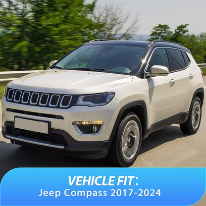 Nilight Vent Window Visors for Jeep Compass 2017 2018 2019 2020 2021 2022 2023 - Image 5