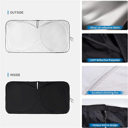 INSAUTO Windshield Sun Shades Custom Fit - Image 5