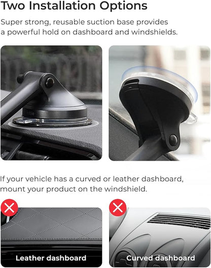 iOttie Velox Qi2 Mini 15W Wireless Charger Car Mount - Image 6