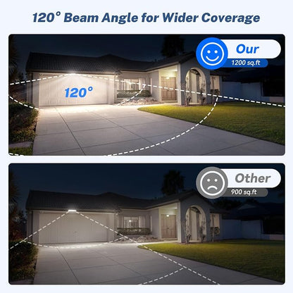 2 Pack LED Shop Lights, 100W 11000LM Plug in Garage Light - Image 4