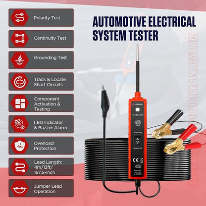 CMTOOL Power Circuit Probe Tester 6V-24V DC Test Light, Automotive Circuit - Image 2