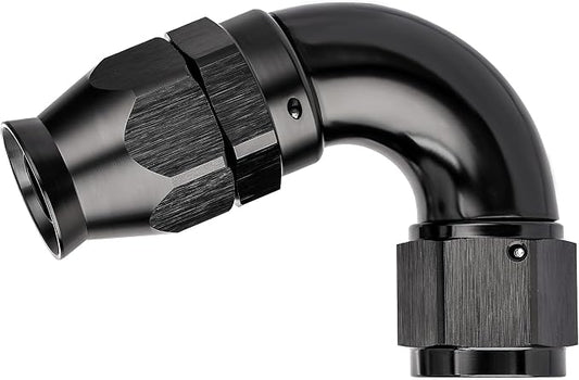 EVIL ENERGY 12AN 120 Degree PTFE One Piece Full Flow End Hose Fitting Aluminum by EVILENERGY