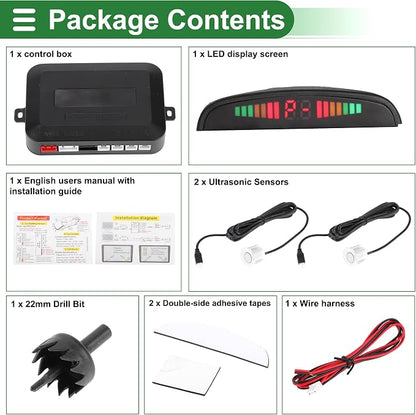 Motoforti Universal Car Auto Vehicle Reverse Backup Radar System Reverse - Image 8