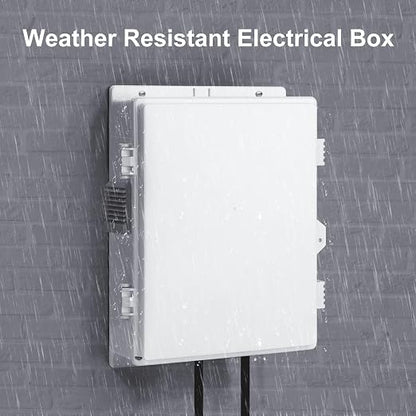 Outdoor Electrical Junction Box, ABS Water Resistant Enclosure - Image 8