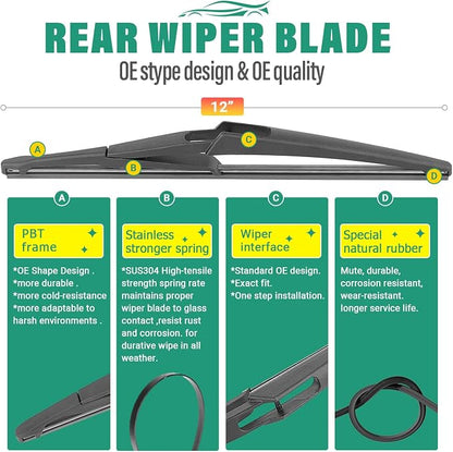 22" 14" 12" Windshield Wiper Blades Replacement - Image 4