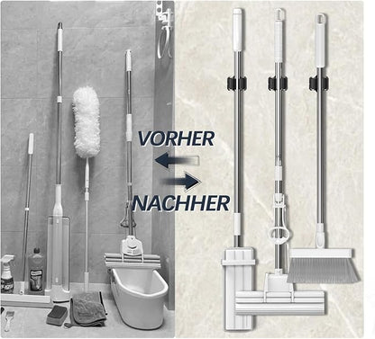 Mop and Broom Holder Big Size Hanging 1 KG Extra, Broom Holder 8 Pack, Broom - Image 7
