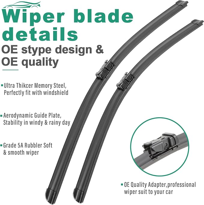 26" 20" 16" Windshield Wiper Blades Replacement - Image 3
