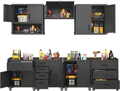 Metal Tool Cabinet, Garage Storage Cabinet System, Wall Cabinet & Locking by VIYET