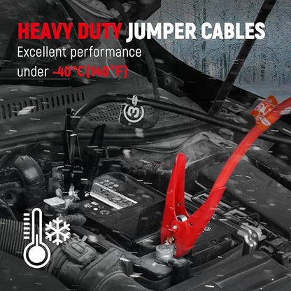 TOPDC 1 Gauge 25 Feet Jumper Cables - Image 4