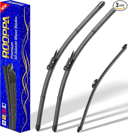 3 wipers Replacement for Ford explorer 2023-2011, Windshield Wiper Blades by ROOPPA