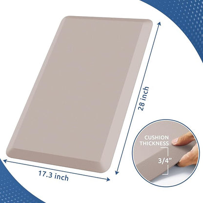 KitchenClouds Kitchen Mat Cushioned Anti Fatigue Kitchen Rug 0.8inch Waterproof - Image 2