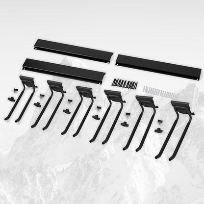 Locking Garden Tool Organizer, Garage Organization Wall Mount Storage Rack - Image 6