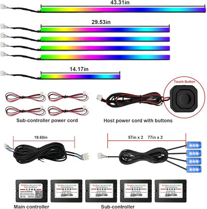 AMKI Dreamcolor Acrylic Interior LED Strip Light, Neon Light - Image 6