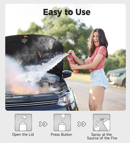 Fire Extinguisher 4-Pack with Mount Brackets，Portable - Image 4
