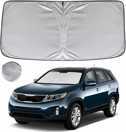 KAYZT Windshield Sun Shade for 2011-2015 Kia Sorento Foldable Sunshade Front by KAYZT