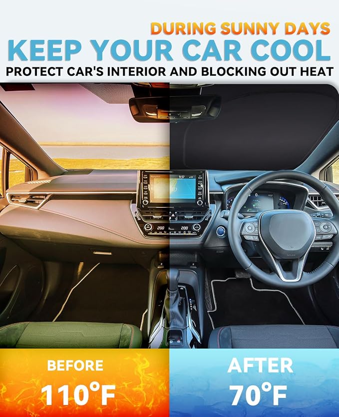Windshield Sun Shade Car Sunshade - Image 3