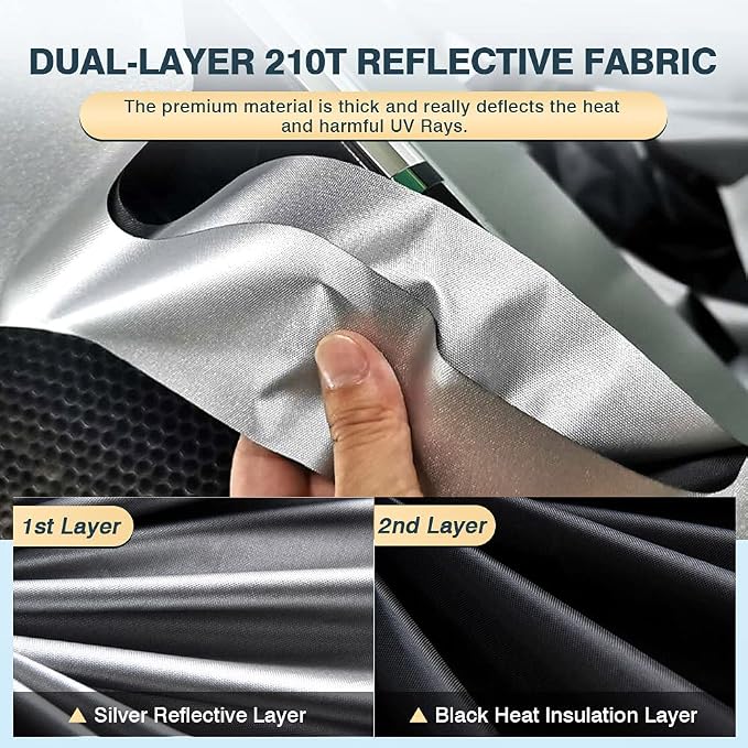 Cartist Windshield Sun Shade Fits - Image 6