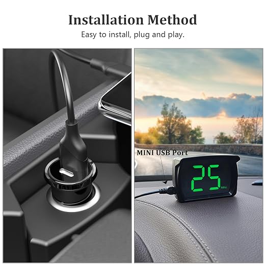 Speedometer HUD, GPS Digital Speed Meter - Image 3