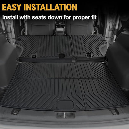 Floor Mats Set for 2017-2025 Jeep Compass Accessories, Full Coverage All - Image 5