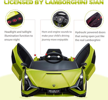 TOBBI Electric Ride On Car Toy for Kids to Drive, 12V Battery Powered Licensed - Image 2