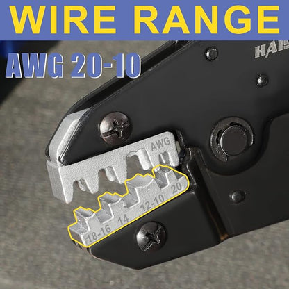 Haisstronica Crimping Tool for Non-Insulated Open Barrel Terminals Receptacles - Image 4