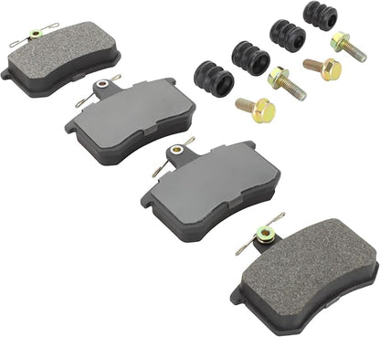 Premium Semi-Metallic Rear Brake Pads Compatible - Image 2