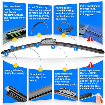 Windshield Wiper Blade Set Replacement - Image 3