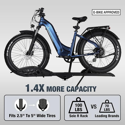 Sole R 1-Bike Rack, Hitch-Mount Platform E-Bike Rack - Image 3