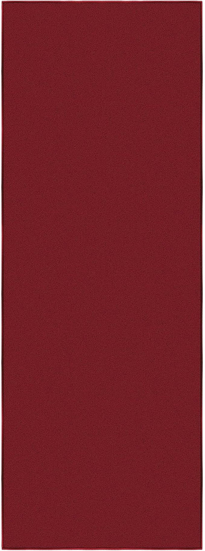 Ottomanson Hallway Runner Rug 2'2" x 6' Non Slip Solid Area Rugs Easy to Clean - Image 6