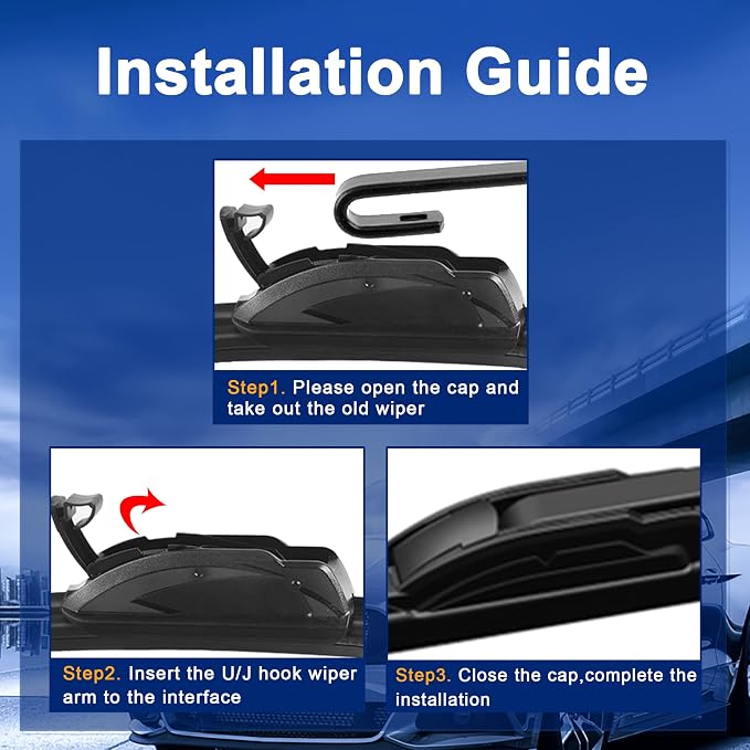 Windshield Wiper Blade Set Replacement - Image 3