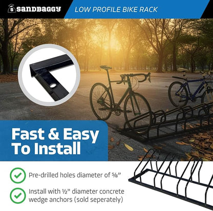 Sandbaggy Commercial Low Profile Bike Rack - Image 6