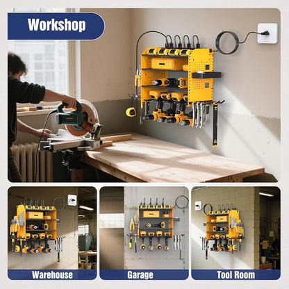 Heavy Duty Power Tool Organizer Wall Mount - Image 7