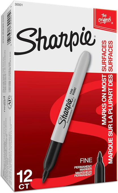 Sharpie Permanent Markers, Fine Tip, & Home, Quick Drying, Fade Resistant - Image 9