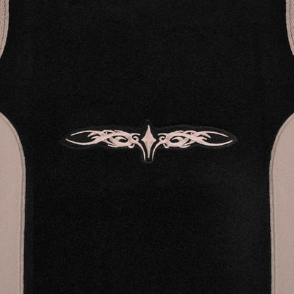 BDK carXS Fresh Two-Tone Carpet Floor Mats, Tribal Tattoo Design - Image 9