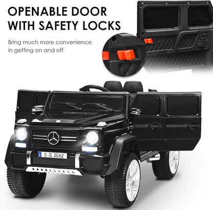 Costzon Ride on Car, Licensed Mercedes-Benz Maybach, 12V Battery Powered - Image 4