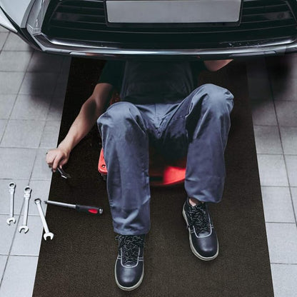 LINLA 61 x 39 in-Absorbent Oil Mat Contains Liquid Garage Floor Mat, Motorcycle - Image 3