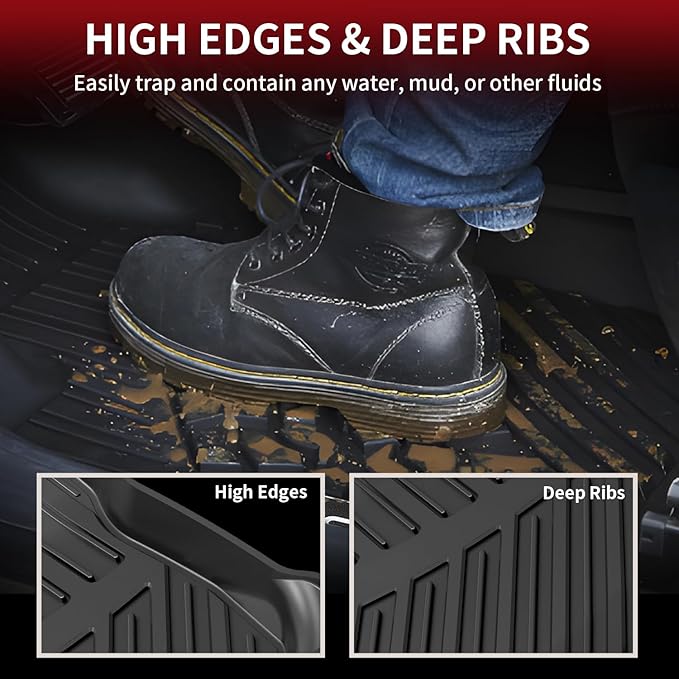 LASFIT Floor Mats for Toyota RAV4 2013-2018 All Weather Floor Liner for rav4 - Image 4