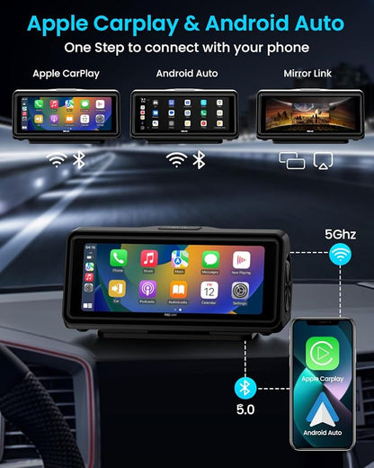 Portable Apple Carplay Screen for Car, Touch Screen - Image 2