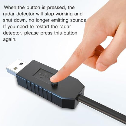 Radar Detector Cable, USB to RJ11 Plug Power Cord - Image 3