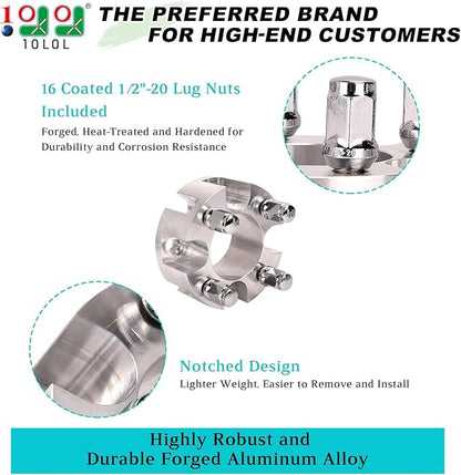 10L0L Golf Cart Wheel Spacers Adapters 2 Inch - Image 2