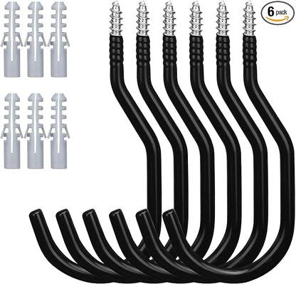 HORUSDY 6 Pack Heavy Duty Bike Hooks by HORUSDY
