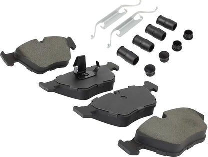 Premium Semi-Metallic Front Brake Pads Compatible - Image 2
