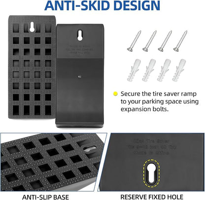 2-Pack Flat Free Tire Saver Ramp - Image 5