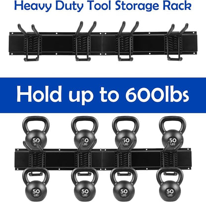 Garage Storage Rack Hooks, 32 Inch Heavy Duty Wall Mount Garage Organization - Image 4