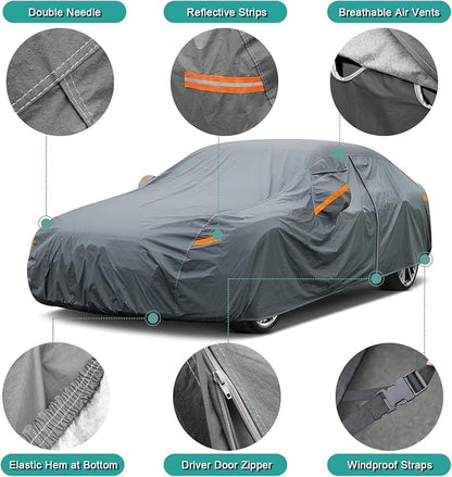 Premium Car Cover Custom Fit Mercedes-Benz GLC 300 350e, 16 Layers Heavy Duty - Image 3