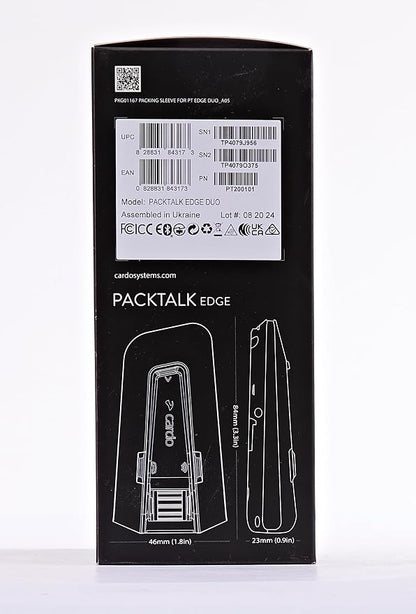 Cardo PACKTALK Edge Motorcycle Bluetooth Communication System Headset Intercom - Image 14