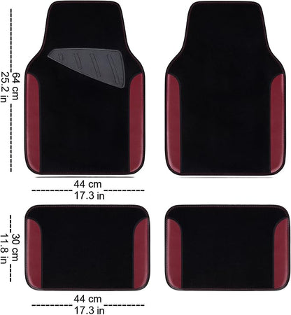 CAR PASS Waterproof Universal Fit Car Floor Mats, Car Mats Fit - Image 2